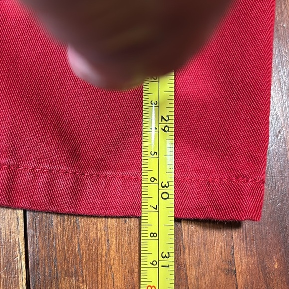 Lauren Jeans Company Ralph Lauren Red Cropped Jeans Size 14 - Picture 10 of 12